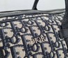 Кожаная сумка Christian Dior 2022-2023 серая с орнаментом 50х30