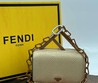 Женская сумка Fendi 2022-2023 бежевая 14х10