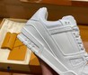 Мужские кожаные кроссовки Louis Vuitton 2022-2023 белые
