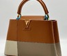 Женская кожаная сумка Louis Vuitton 2022-2023 коричневая 28х18