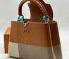Женская кожаная сумка Louis Vuitton 2022-2023 коричневая 28х18