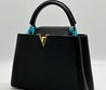 Женская кожаная сумка Louis Vuitton 2022-2023 черная 28х18
