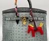 Женская кожаная сумка Hermes 2022-2023 серая 35х30