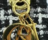 Женская сумка Christian Dior 2022-2023 черная с белым 20х17