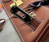 Женская текстильная сумка Hermes 2022-2023 коричневая с бежевым 25х20