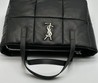 Женская кожаная сумка Yves Saint Laurent 2022-2023 черная 30х23