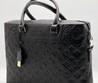 Женская кожаная сумка Louis Vuitton 2022-2023 черная с орнаментом 39х30