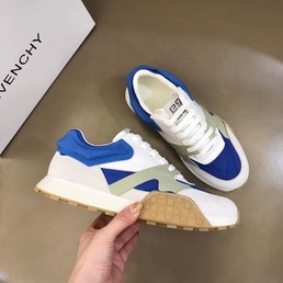 Мужские кроссовки Givenchy 2022-2023 белые с синим