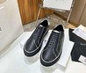 Мужские кожаные кроссовки Givenchy 2022-2023 черные с белым