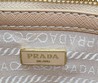 Женская текстильная сумка Prada 2022-2023 бежевая 40х30