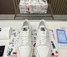 Мужские кожаные кроссовки Dolce & Gabbana 2022-2023 белые