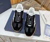 Мужские текстильные кроссовки Tom Ford 2022-2023 черные с белым