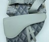 Женская кожаная сумка Christian Dior 2022-2023 серая 25х19