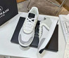 Мужские кожаные кроссовки Balmain 2022-2023 белые с серыми замшевыми вставками
