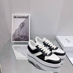 Мужские кожаные кроссовки Celine 2022-2023 белые с черным