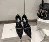 Женские кожаные туфли Jimmy Choo 2022-2023 черные