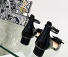 Женские кожаные туфли Chirstian Dior 2022-2023 черные