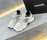 Женские кожаные кроссовки Chanel 2022-2023 белые