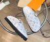 Женские кожаные сабо Louis Vuitton Cosy Flat Comfort 2022-2023 белые