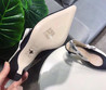 Женские текстильные туфли Christian Dior 2022-2023 черные