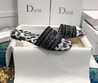 Женские текстильные шлепанцы Christian Dior 2022-2023 серые леопардовые