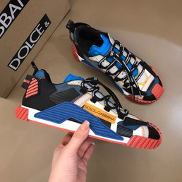 Мужские комбинированные кроссовки Dolce & Gabbana 2022-2023 разноцветные