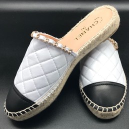 Мюли Chanel Cruise белые