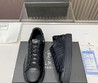 Мужские кожаные кроссовки Balmain 2022-2023 черные