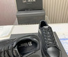 Мужские кожаные кроссовки Balmain 2022-2023 черные