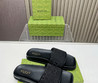 Мужские комбинированные шлепанцы Gucci 2022-2023 черные