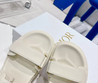 Женские кожаные босоножки Christian Dior 2022-2023 белые