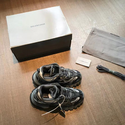 Женские комбинированные кроссовки Balenciaga 2022-2023 серые