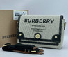 Женская текстильная сумка Burberry 25х17 серая