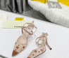 Женские текстильные туфли Fendi 2022-2023 бежевые