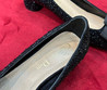 Женские туфли Christian Dior 2022-2023 черные с камушками