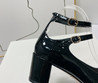 Женские кожаные туфли Christian Dior 2022-2023 черные