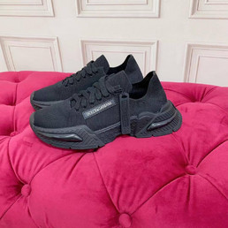 Мужские текстильные кроссовки Dolce & Gabbana 2023-2024 черные