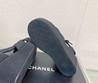 Женские кожаные босоножки Chanel 2022-2023 черные