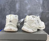 Женские комбинированные кроссовки Balenciaga 2023-2024 белые