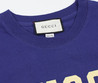 Женская футболка Gucci 2023-2024 синяя с тигром