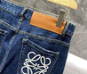 Женские джинсы Loewe 2023-2024 синие