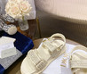 Женские сандалии Christian Dior 2023-2024 белые
