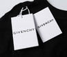 Мужская футболка Givenchy 2023-2024 черная с синим принтом