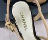 Женские текстильные туфли Chanel 2023-2024 коричневые