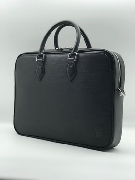 Мужская кожаная сумка Louis Vuitton 2023-2024 черная
