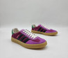 Женские замшевые кроссовки Gucci Gazelle 2023-2024 розовые