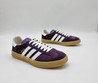 Женские замшевые кроссовки Gucci Gazelle 2023-2024 фиолетовые