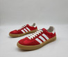 Женские замшевые кроссовки Gucci Gazelle 2023-2024 красные