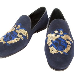 Лоферы Versace Blue