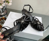 Женские кожаные босоножки Celine 2023-2024 черные